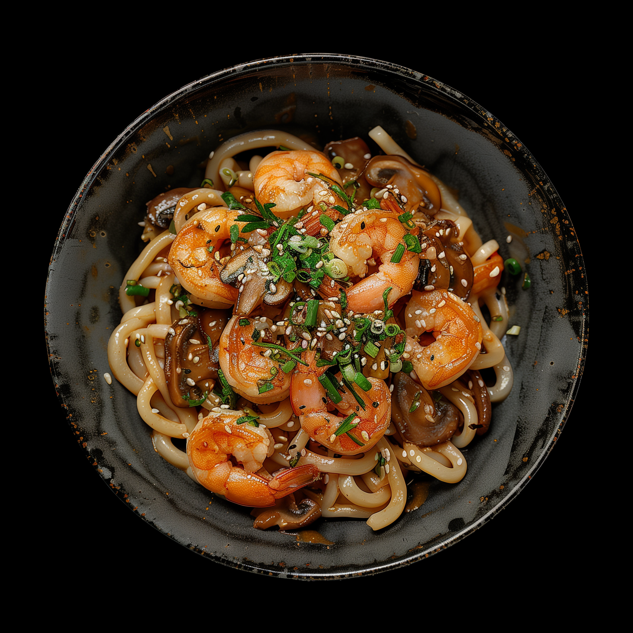 Shrimp Yaki Udon